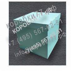 Коробка со съемной крышкой цвета Тиффани 600х600х600